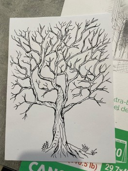 Dessin personnalisé rituel des empreintes | Cérémonie laïque