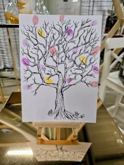 Dessin personnalisé rituel des empreintes | Cérémonie laïque